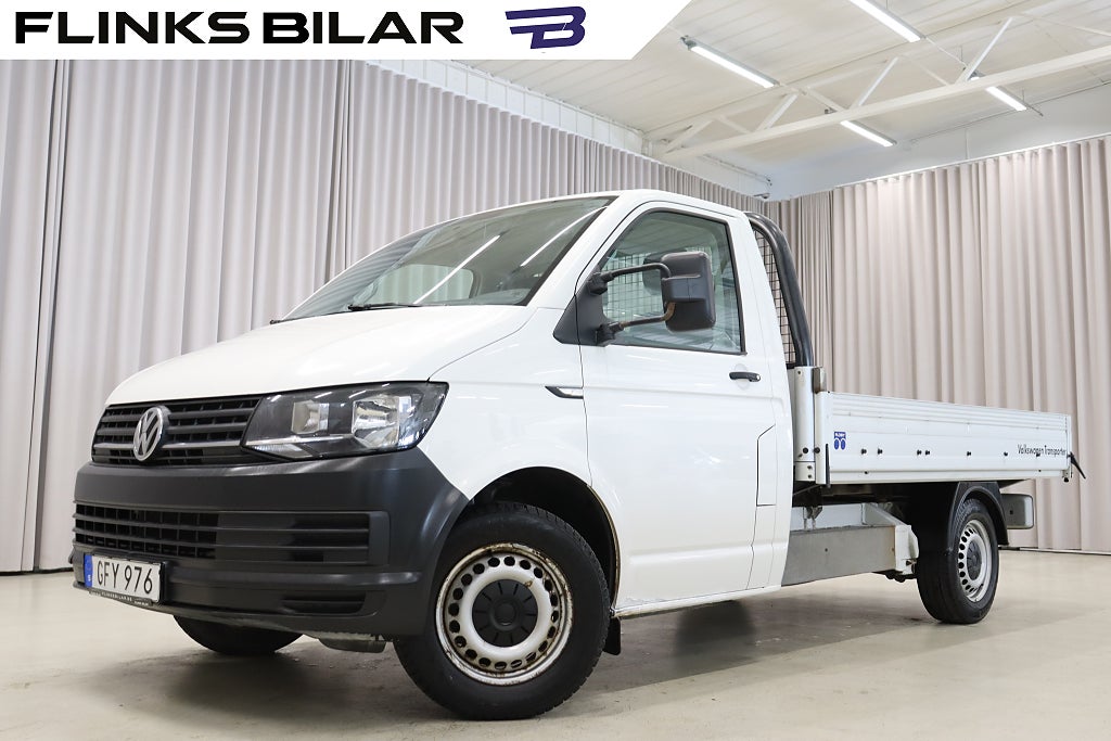 Volkswagen Transporter TDI Flak Drag Värmare EnÄgare Momsbil