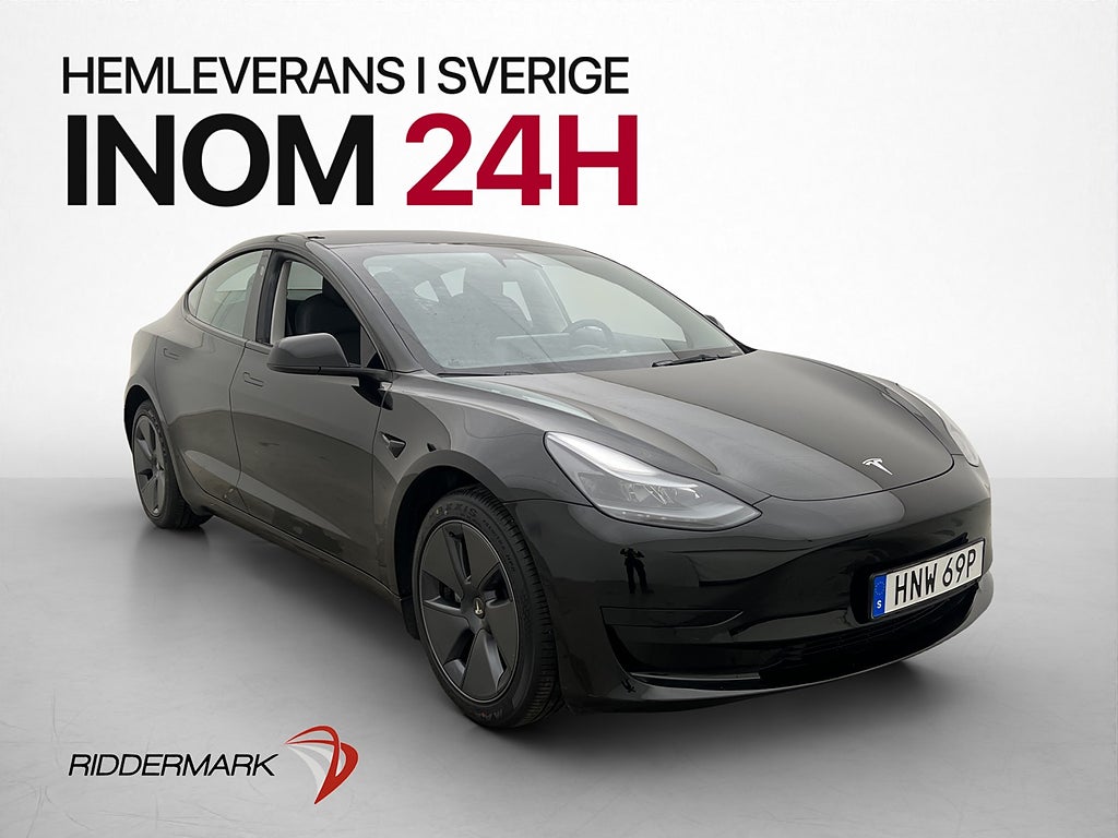 Tesla Model 3 Standard range Värmepump Kamera Autopilot