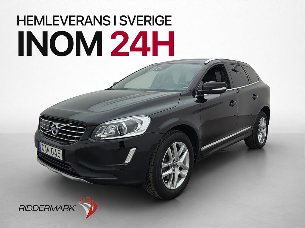 Volvo XC60 D4 190hk Summum Värmare Drag Skinn Farthållare