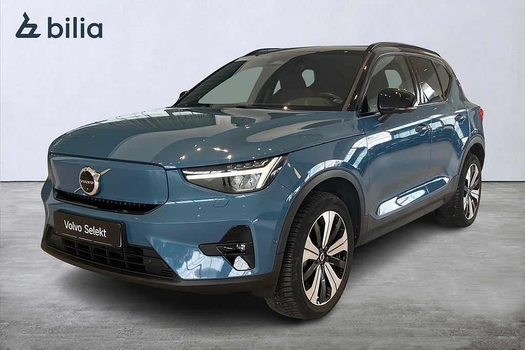 Volvo XC40 Recharge Ultimate, Dragkrok, Tonade rutor, Kli...