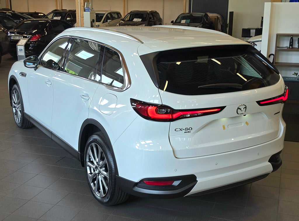 Mazda CX-80 PHEV AWD 327 hk Exclusive-Line/7-sit/Rattvärme/Värmare