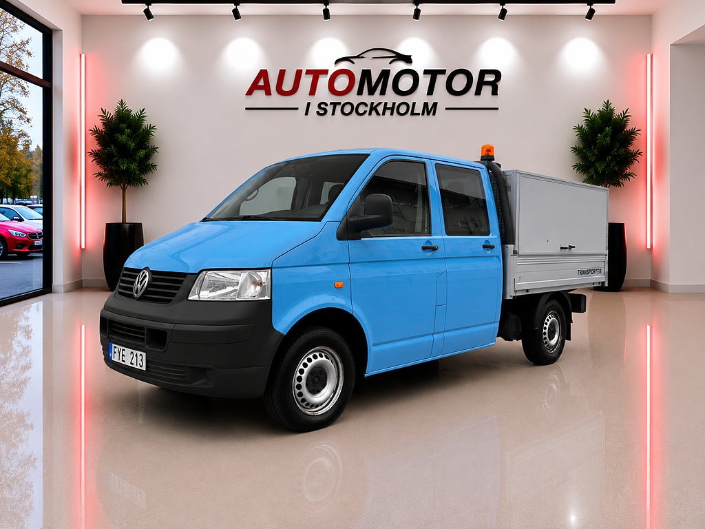 Volkswagen Transporter Chassi Dubbelhytt T28 2.5 TDI DPF 5 SitAuto Leasingsbar