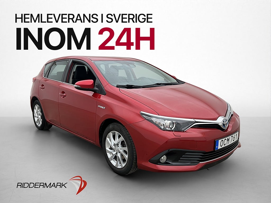 Toyota Auris Hybrid 136hk Backkamera 360kr Skatt 1 Brukare
