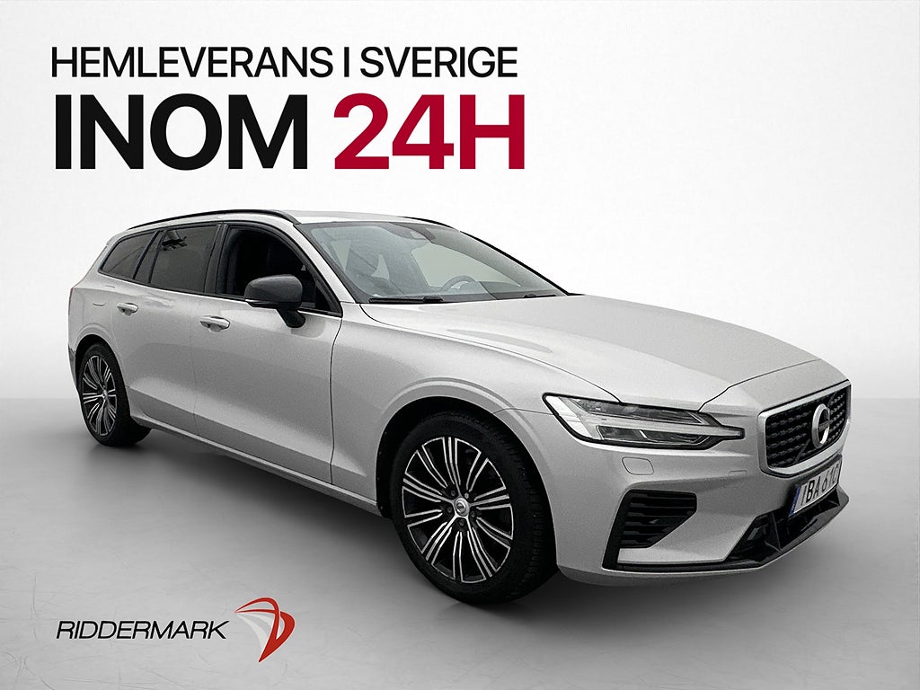 Volvo V60 T6 340hk AWD R-Design Värmare Kamera CarPlay Drag