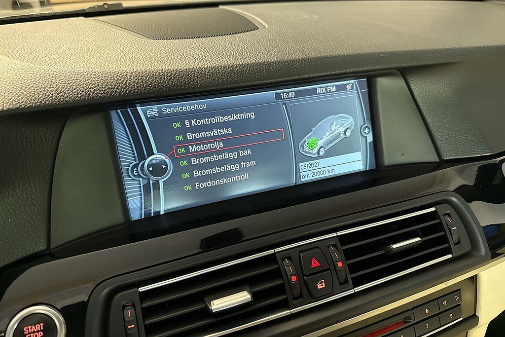 BMW M5 560hk V8 4.4 L RWD DCT F10 Maxton Kamera HUD 2012, bild 25