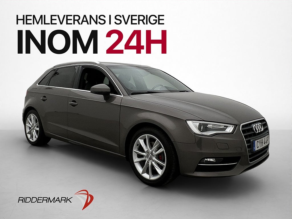 Audi A3 Sportback 1.4 TFSI 125hk Värmare Sensorer 2 Brukare