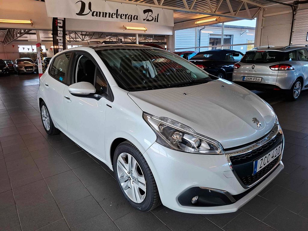 Peugeot 208 5-dörrar 1.2 VTi Panorama/Euro 6