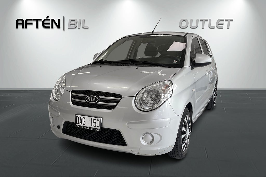 Kia Picanto 1.1 65hk Elhissar Nybesiktigad LÅGMIL