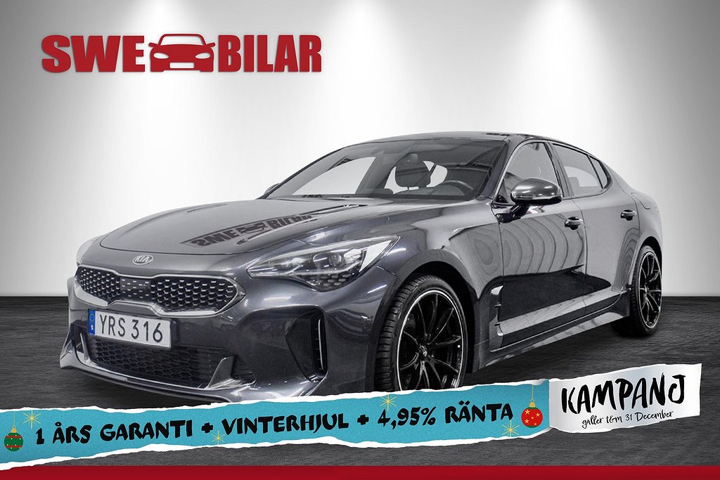 Kia Stinger 2.2 CRDI AWD 200HK GT-Line AUTO NAVI HUD B-Kamera 