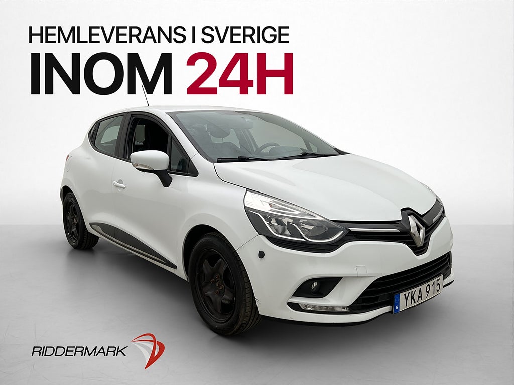 Renault Clio 90hk Zen BASS-Reflex M-Värmare P-Sensorer Navi
