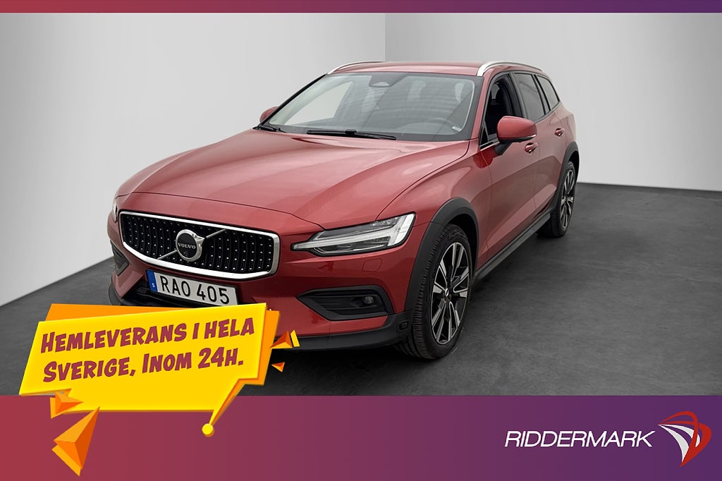 Volvo V60 Cross Country B4 AWD Plus 360° Drag Skinn Moms