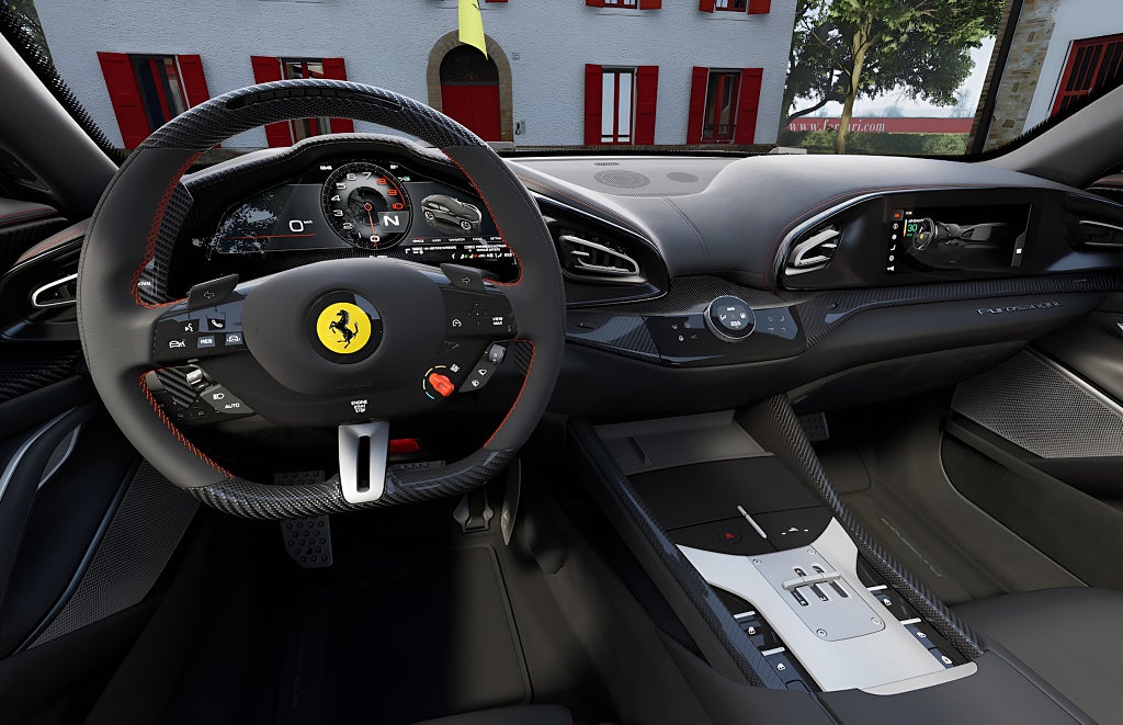 Ferrari Purosangue MOMS Nero Daytona Full Carbon Pano 23" Liftsystem Bur