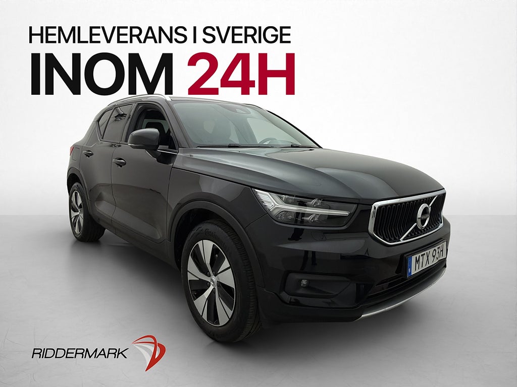 Volvo XC40 T3 Momentum Advc MOMS Halvskinn CarPlay Drag
