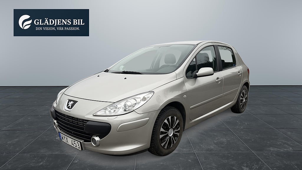 Peugeot 307 5-dörrar 2.0 140Hk Dragkrok,Farthållare, Nybesiktad 1ÄG