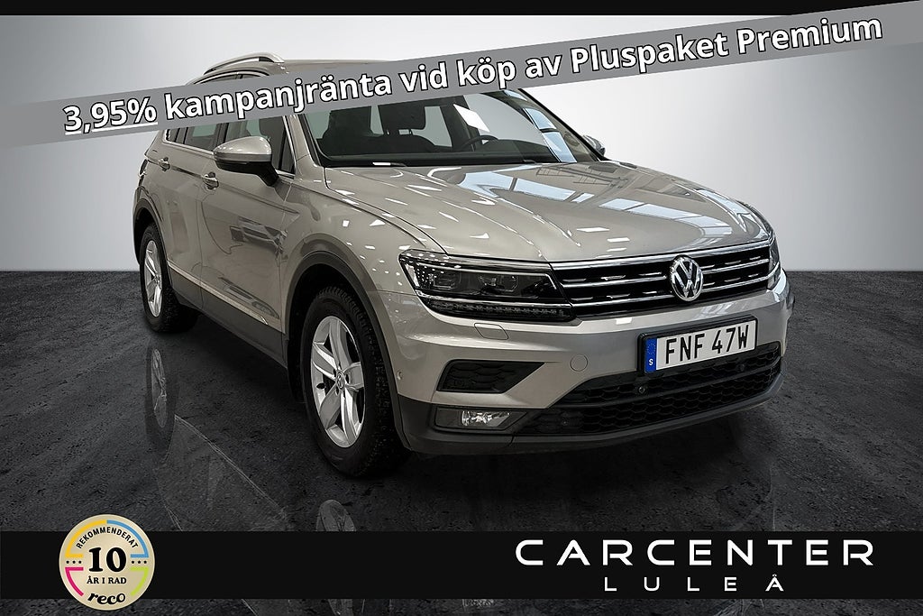 Volkswagen Tiguan 2.0 TSI 4Motion Cockpit/Drag/Värmare/Kamera/Massage