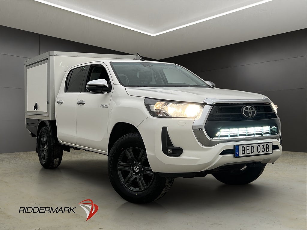 Toyota Hilux 2.4 AWD PÅBYGGNAD Drag B-Kamera Diff Moms