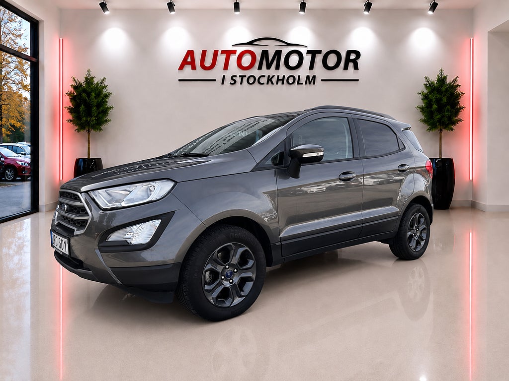 Ford Ecosport 1.0 EcoBoost Auto Navi Låg mil Apple car play Euro 6