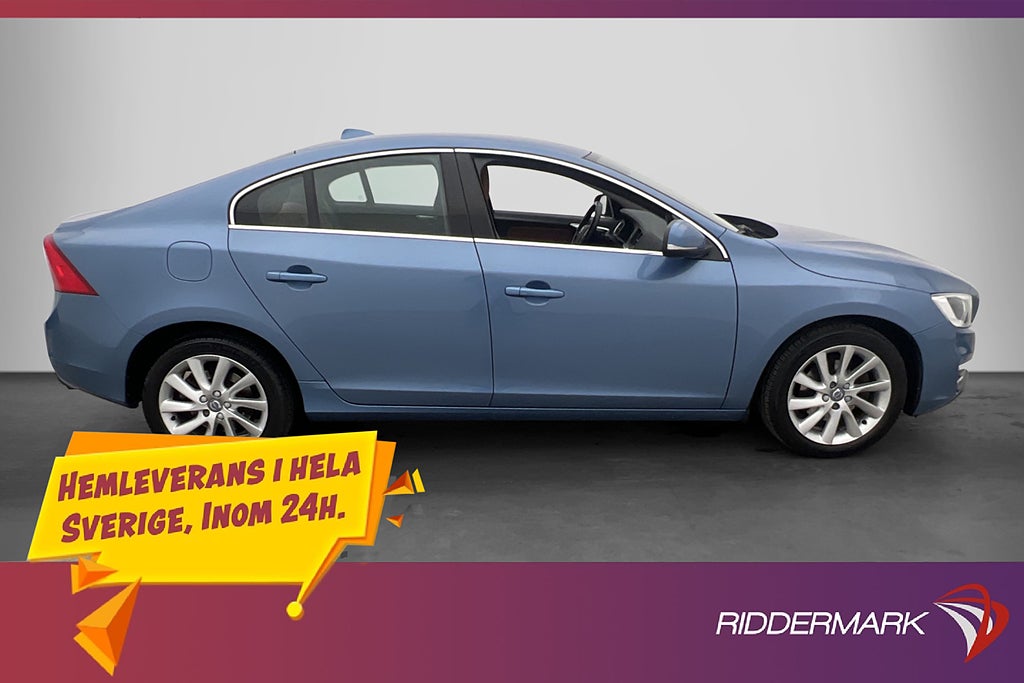 Volvo S60 T4 190hk Summum Skinn P-Värmare Endast 4215mil