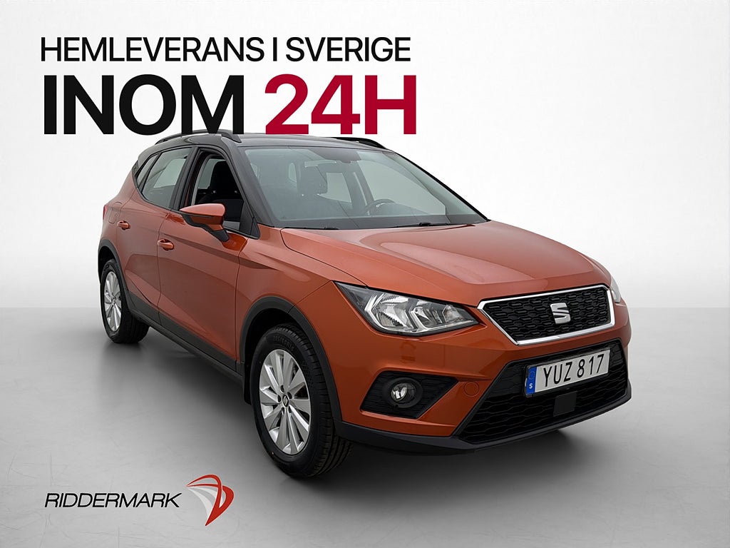 Seat Arona 1.0 TSI Sensorer Endast 0.50l/mil 448kr skatt
