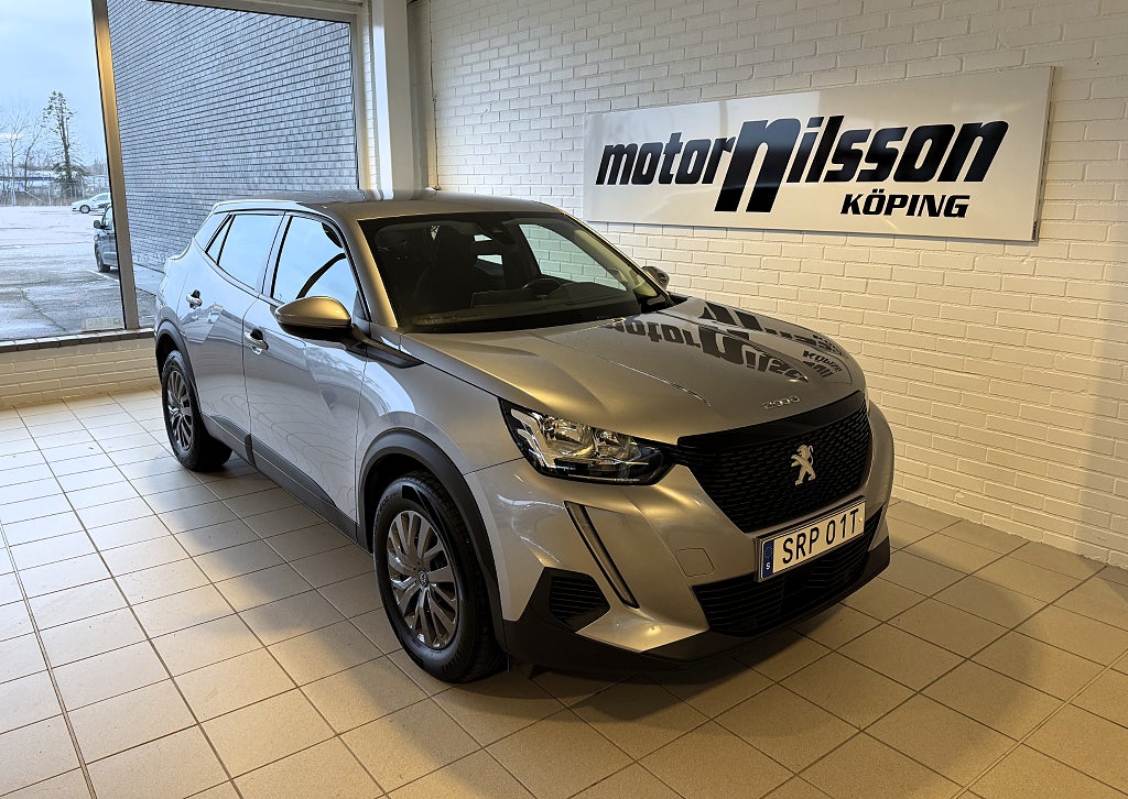 Peugeot 2008 1.2T 100hk Backkamera V-hjul Nyservad Ny kamrem