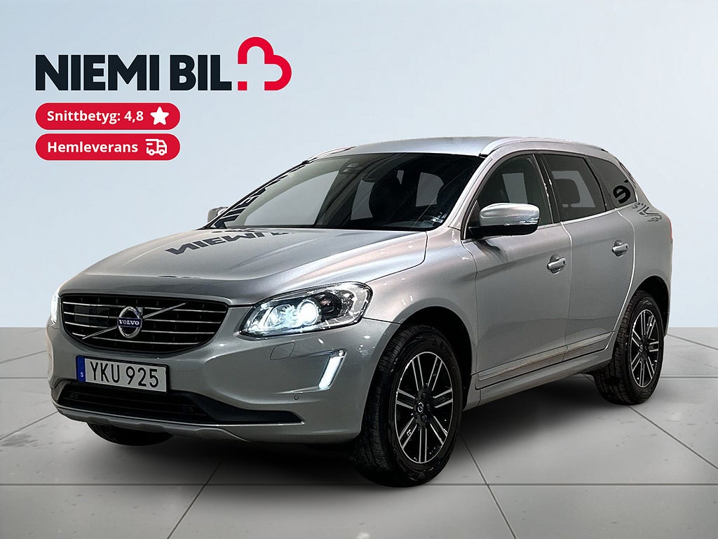 Volvo XC60 D4 AWD Classic Summum Drag Dvärm Kamera GPS Skinn SoV