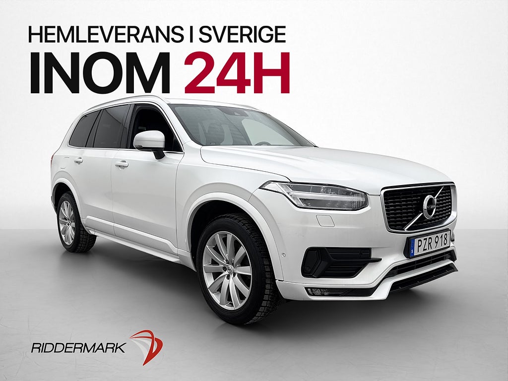 Volvo XC90 D5 AWD R-Design 7-Sits VOC Värm Kamera HUD Läder