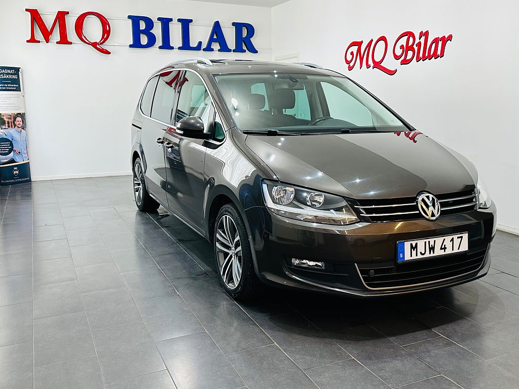 Volkswagen Sharan 7-sits 2.0 TDI BMT DSG Masters Panoramatak Gps  140hk