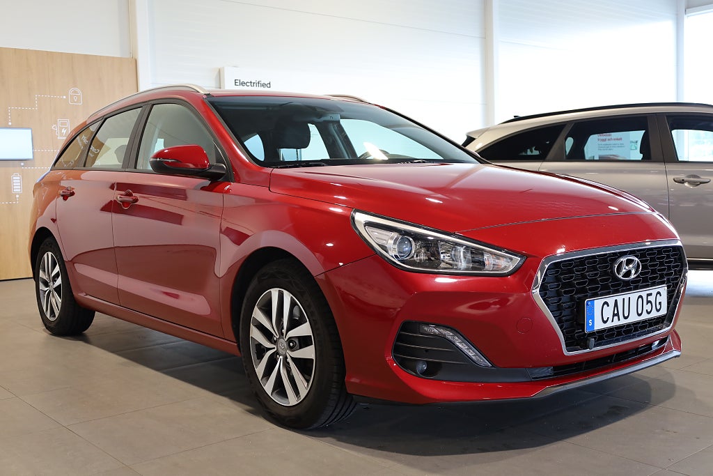 Hyundai i30 1,4 T-GDi 140hk Kombi Aut M-värme Kamera Keyless 2020
