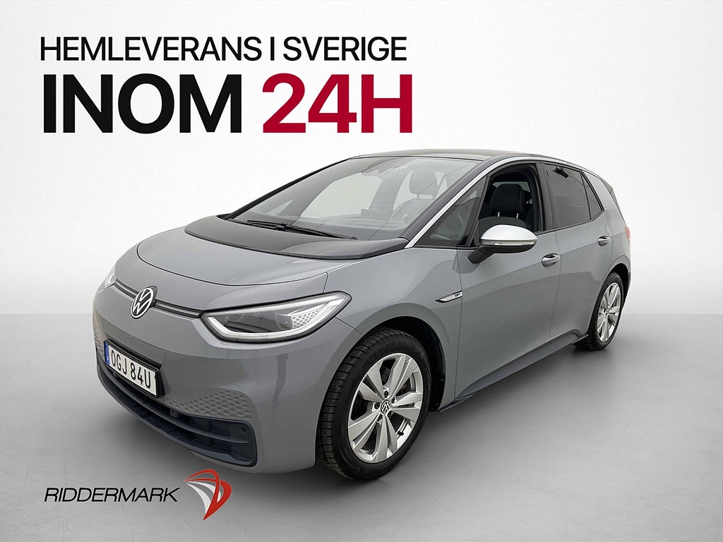 Volkswagen ID.3 58 kWh 1st Edt Pano Värmare B-Kamera