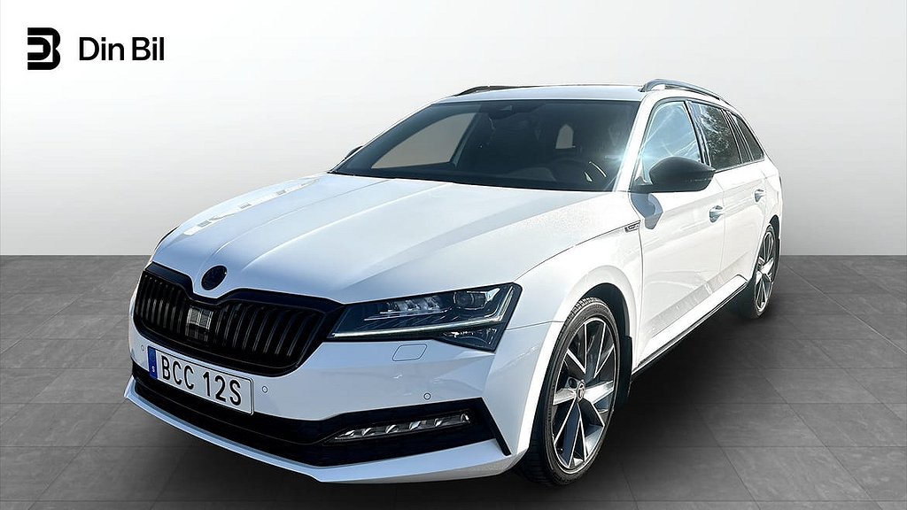 Skoda Superb Kombi Sportline 2,0 TDI 200Hk DSG|4x4|Drag|Värmare