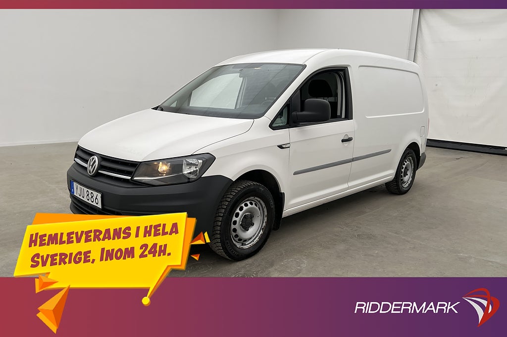 Volkswagen Caddy Maxi 2.0TDI Värmare Dragkrok PDC Moms