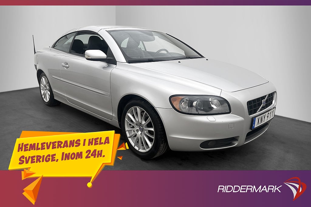 Volvo C70 T5 220hk Summum Läder AUTOMAT P-Sensorer Sv-Såld
