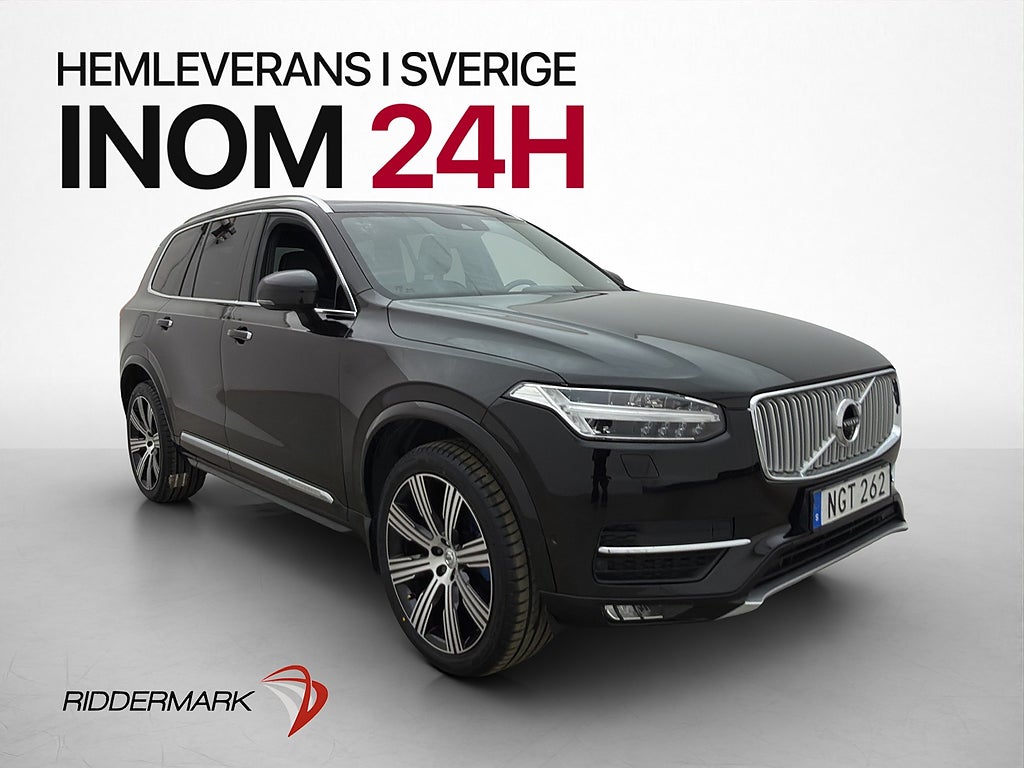Volvo XC90 D4 AWD Inscription 7-Sits VOC Pano HuD 360° Skinn