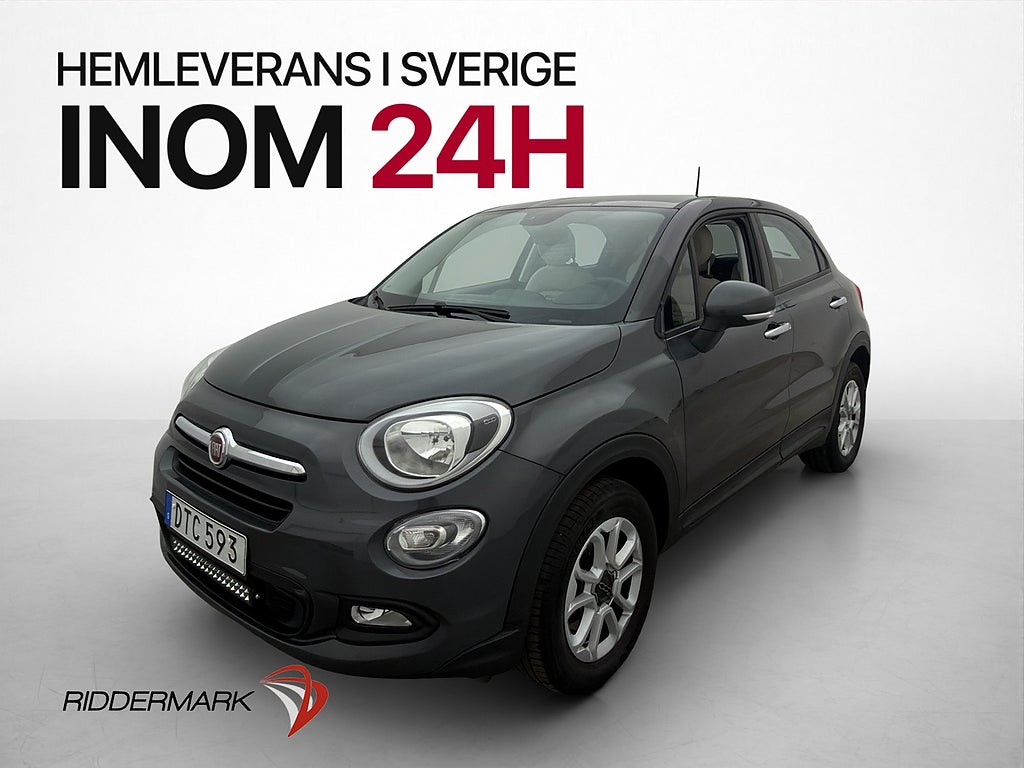 Fiat 500X E.Torq 1.6 Ecostar 110hk Dragkrok Rattvärme
