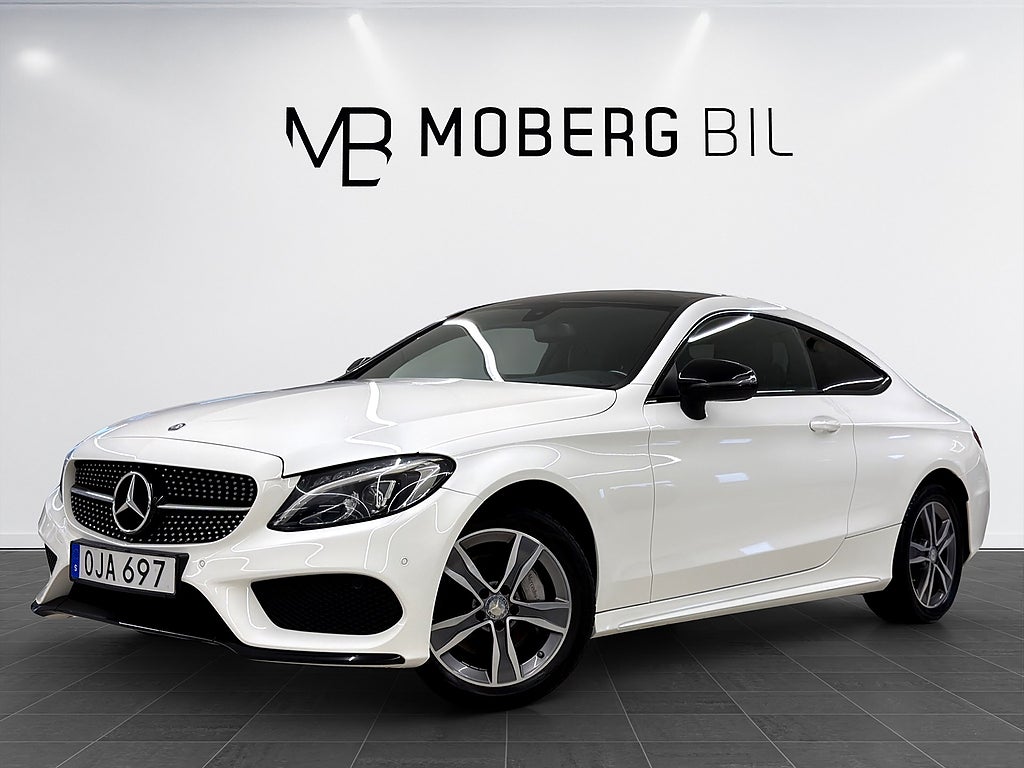 Mercedes-Benz C 220d Coupé 4M 170hk AMG Night Pano