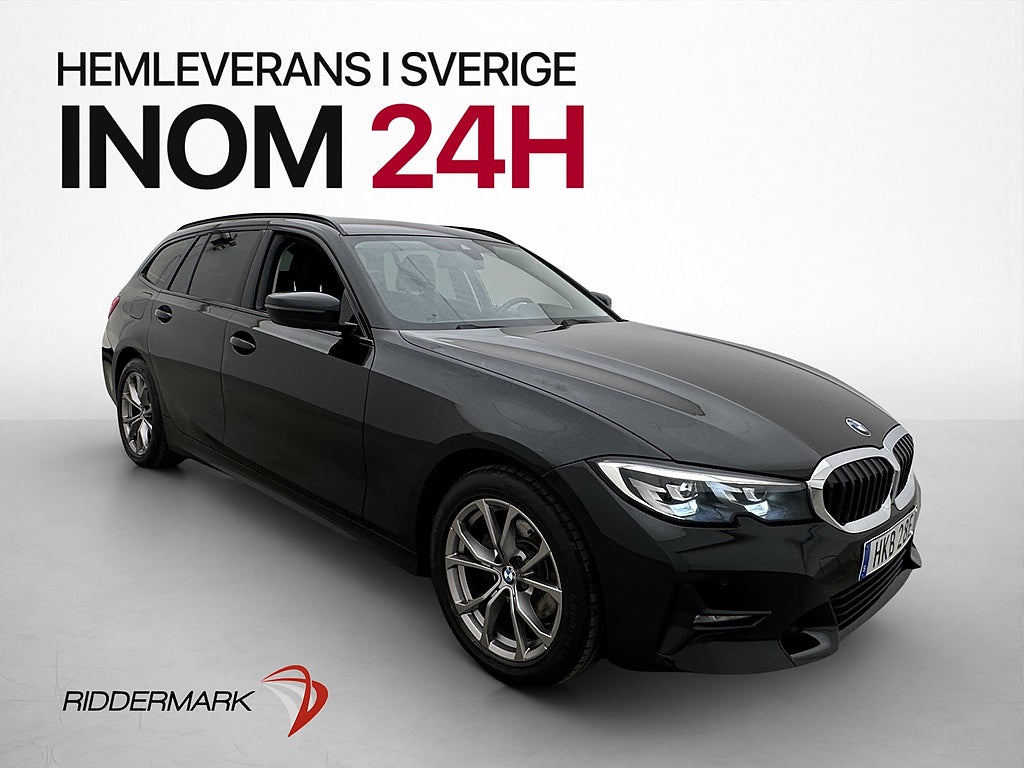 BMW 320 d xDrive Touring Sport line Cockpit Drag Halvskinn