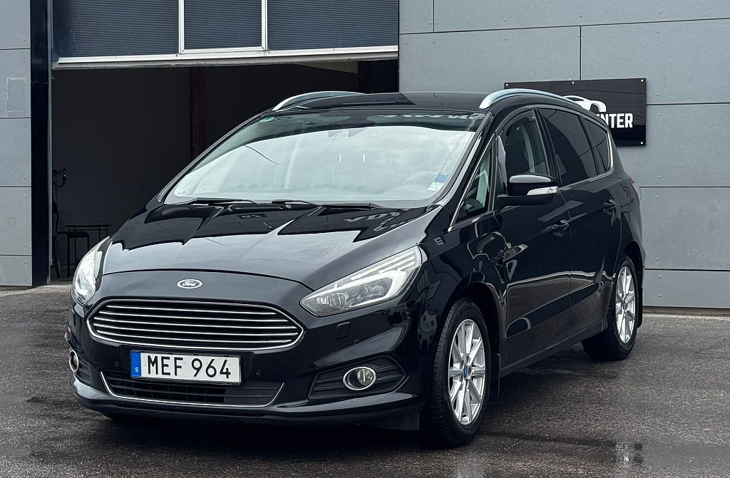 Ford S-Max 2.0 TDCi Powershift Titanium  7 sitsig -fint skick