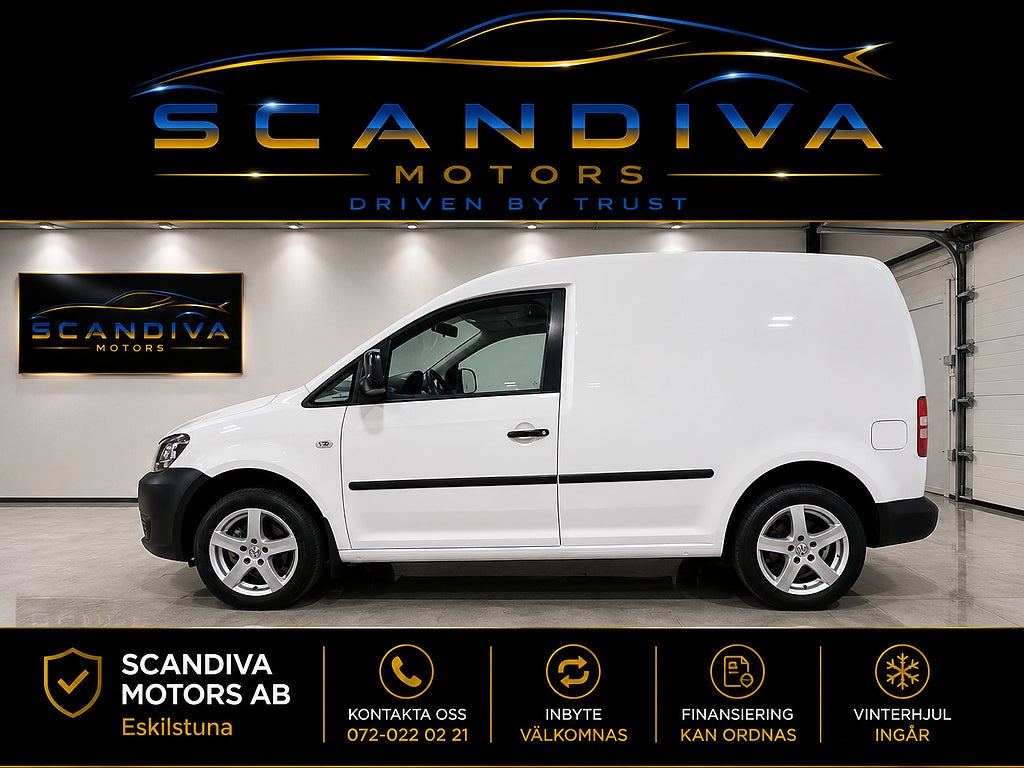 Volkswagen Caddy Caddy 1.6 TDI 102 hk/Ny kamrem/Nyservad/NJ BES/Dragkrok