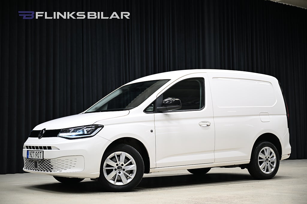 Volkswagen Caddy DSG 122HK Nedlackad|LED|Inredd|Backkamera|Moms|SeUTR!!