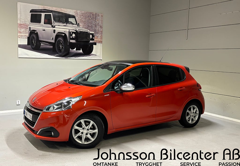 Peugeot 208 5-dörrar 1.2 PureTech Style Glastak Kamrem bytt 82hk