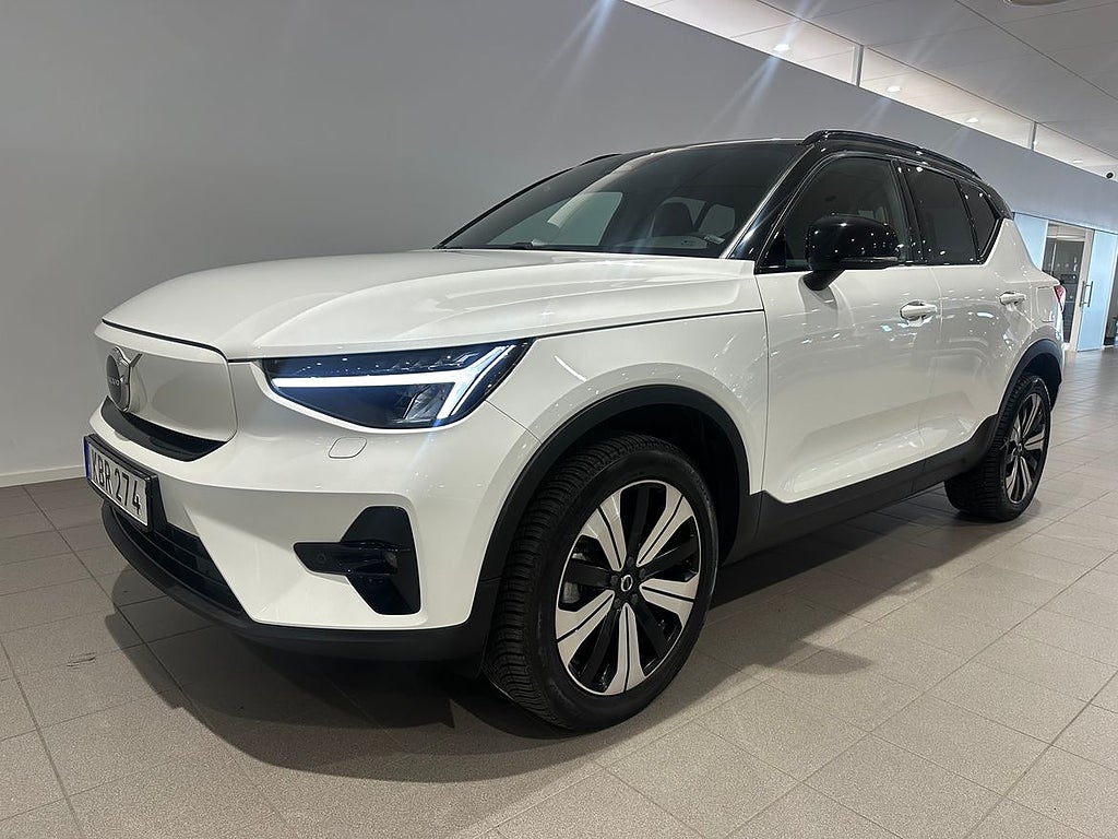 Volvo XC40 Recharge Single Motor Plus, Dragkrok, Backkamera.