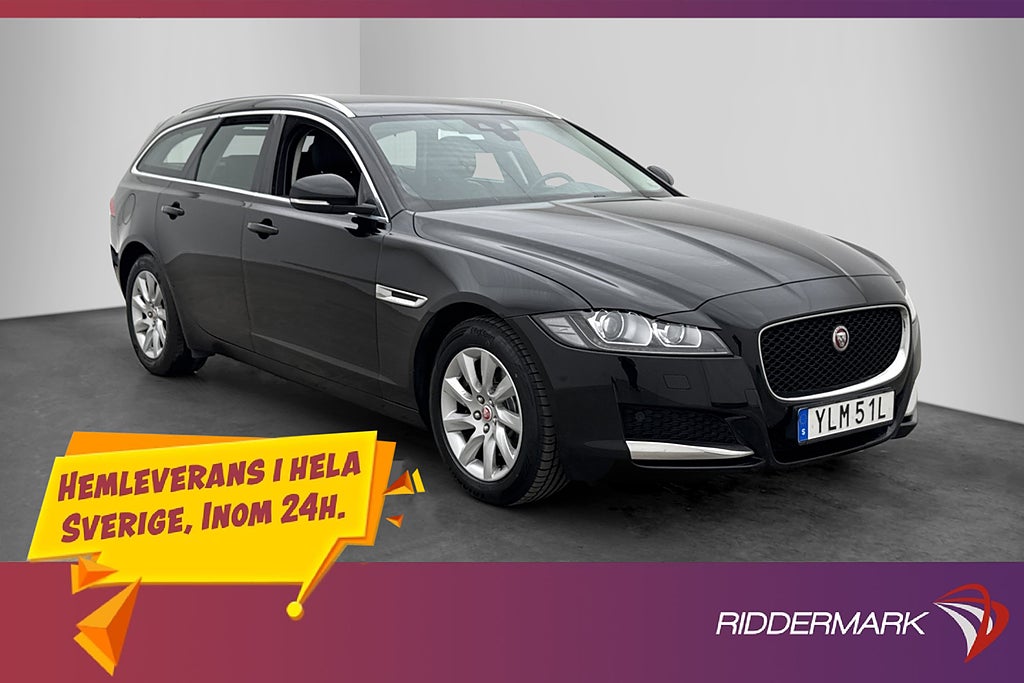 Jaguar XF Sportbrake 20d AWD Drag Kamera Skinn Navi
