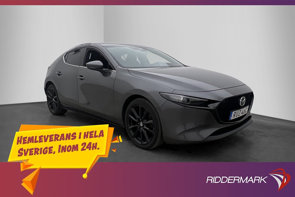Mazda 3 2.0 e-SKYACTIV-X M Hybrid BOSE Kamera 0,53L/mil