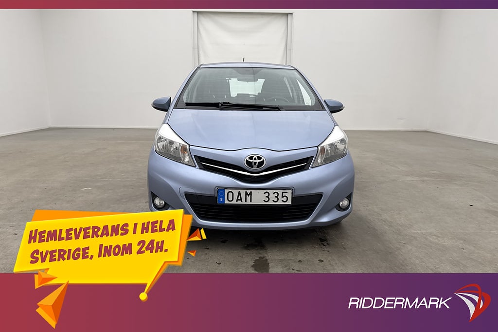 Toyota Yaris 1.33 Dual VVT-i Kamera Navi Låg-Årsskatt