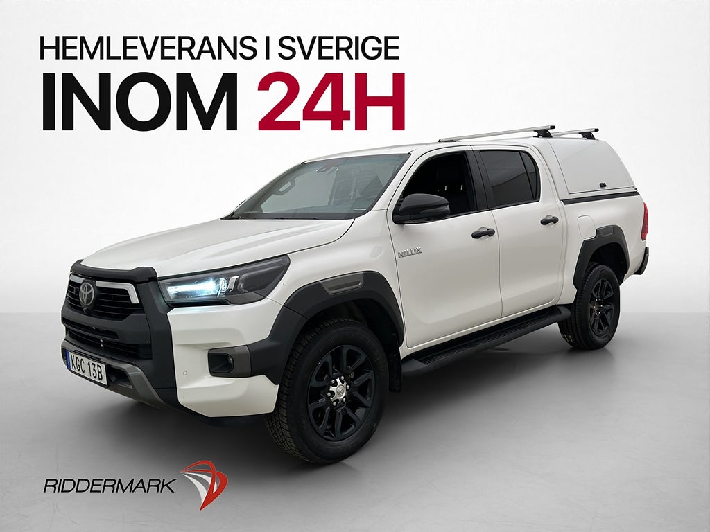 Toyota Hilux Invincible 2.8 4WD M-Värmare Drag JBL Kåpa Moms