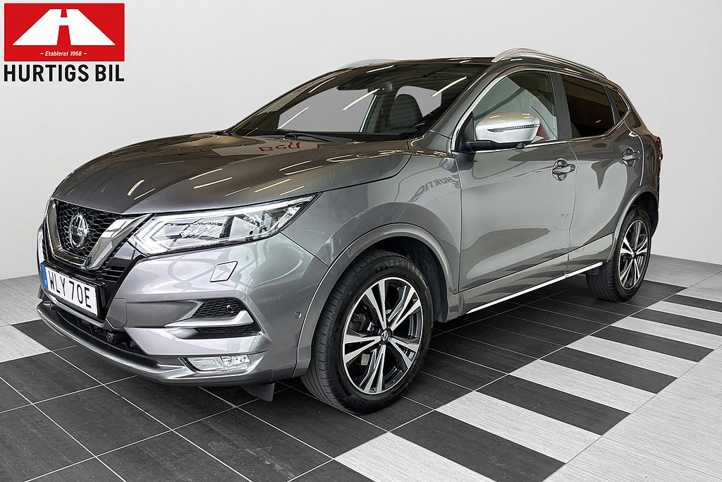 Nissan Qashqai 1.3 DIG-T Manuell 140hk Tekna+ Panorama
