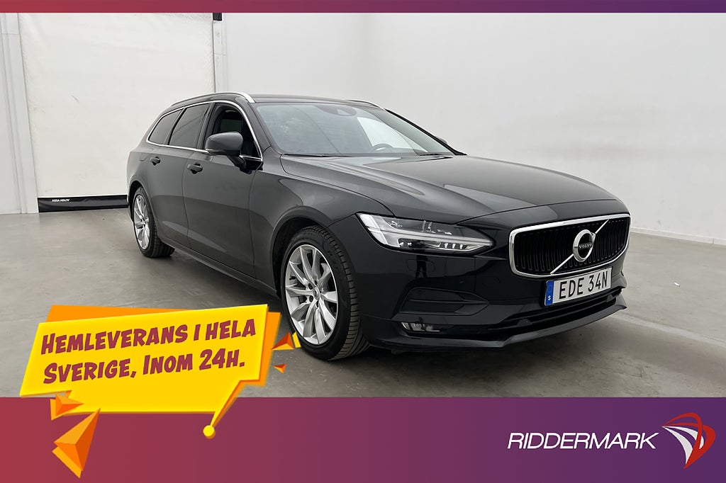 Volvo V90 D4 Momentum Värmare Keyless CarPlay Navi Drag