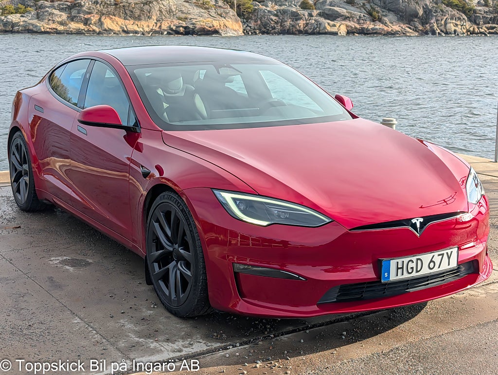 Tesla Model S Long Range AWD FSD (Total självkörning) Moms SoV-hjul 
