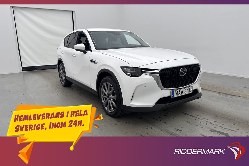Mazda CX-60 PHEV 327hk Cockpit 360° Navi Dragkrok MOMS