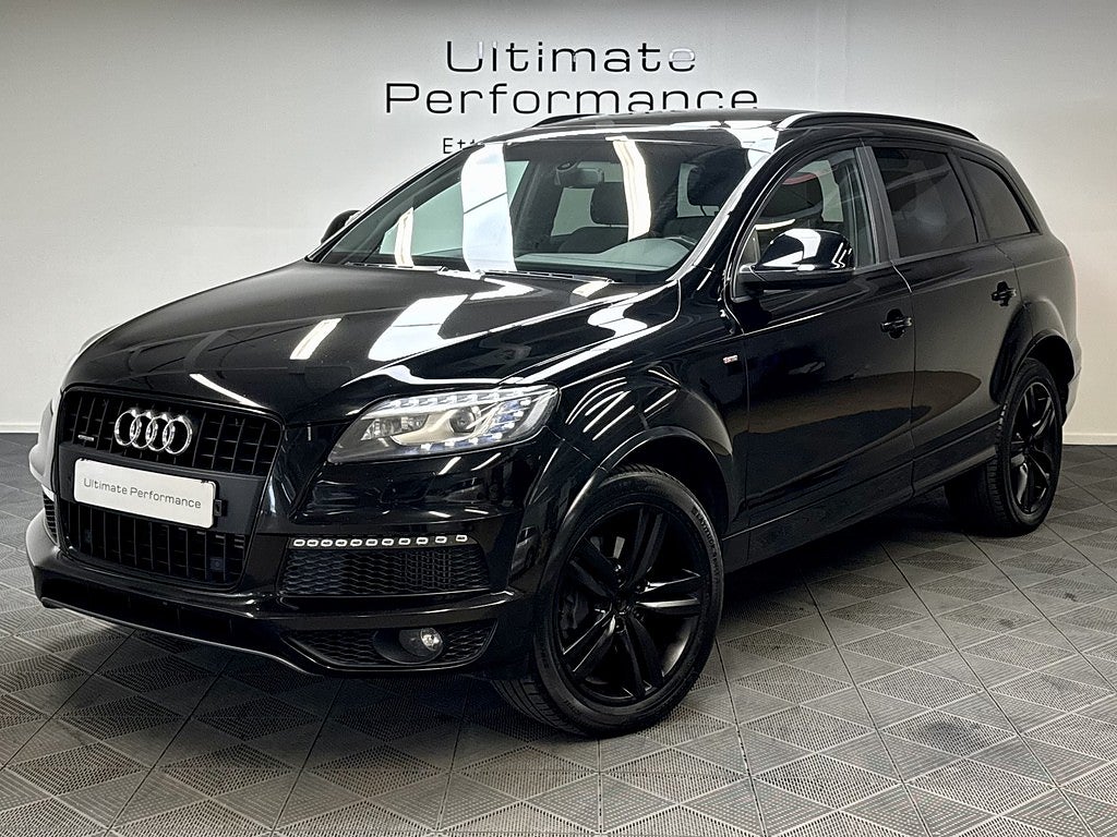 Audi Q7 3.0 TDI Quattro Pano Dragkrok Kamera Värmare 7-Sits